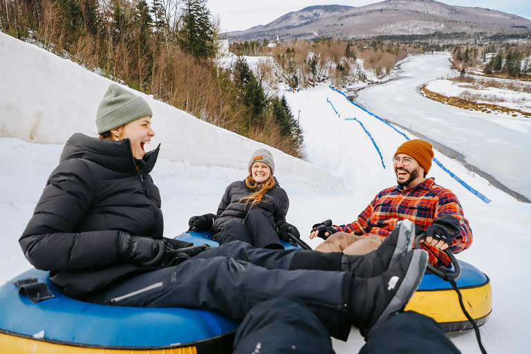 Quebec Stad: Snow Tubing bij Village Vacances ValcartierQuebec City: snowtubing bij Village Vacances Valcartier