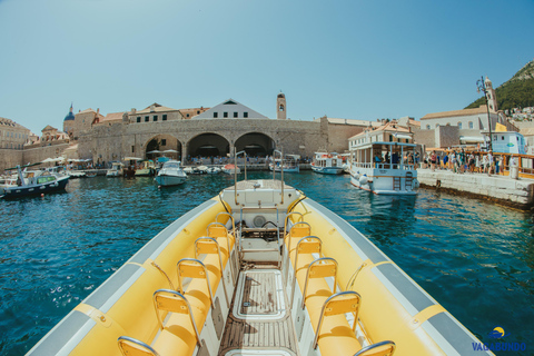 Dubrovnik: Tour pomeridiano in motoscafo della Grotta Azzurra con bevande