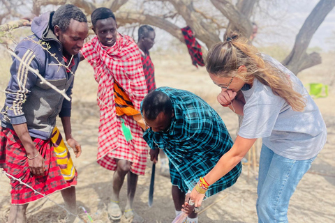 Experiência cultural Maasai Boma (passeio pela aldeia maasai)Experiência cultural Maasai Boma (com almoço e bebidas)