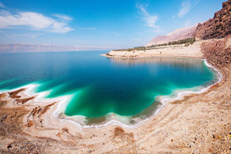 Entdecke das Tote Meer auf einer Halbtagestour von Amman ausNur Transport.