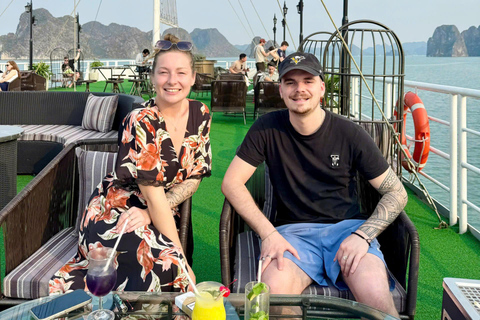 5-Star Ha Long Day Cruise with Jacuzzi, Lunch & Free Drink Day Cruise With Meal