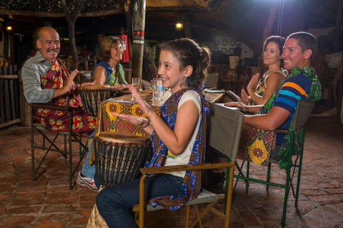 Victoria Falls: Boma Dinner & Drum Show with Transfers