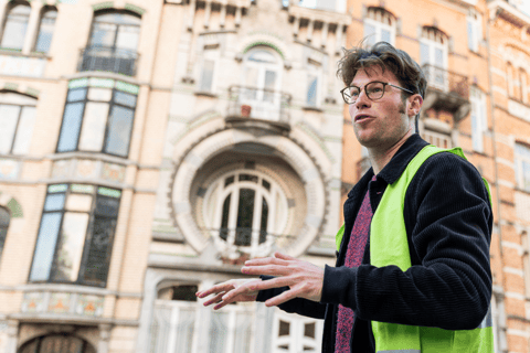 Brussels: Art Nouveau Bike Tour Tour en Français