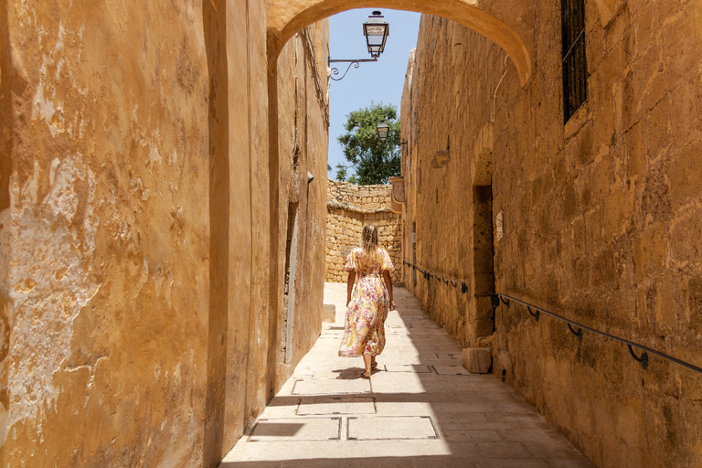 Bugibba: Gozo & Blue Lagoon with Sea Caves & Crystal Lagoon