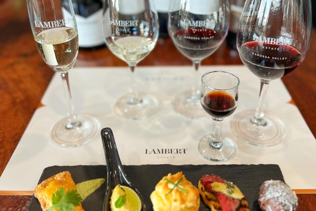 Visit Barossa Valley Canape and Wine Pairing at Lambert Estate in Barossa Valley