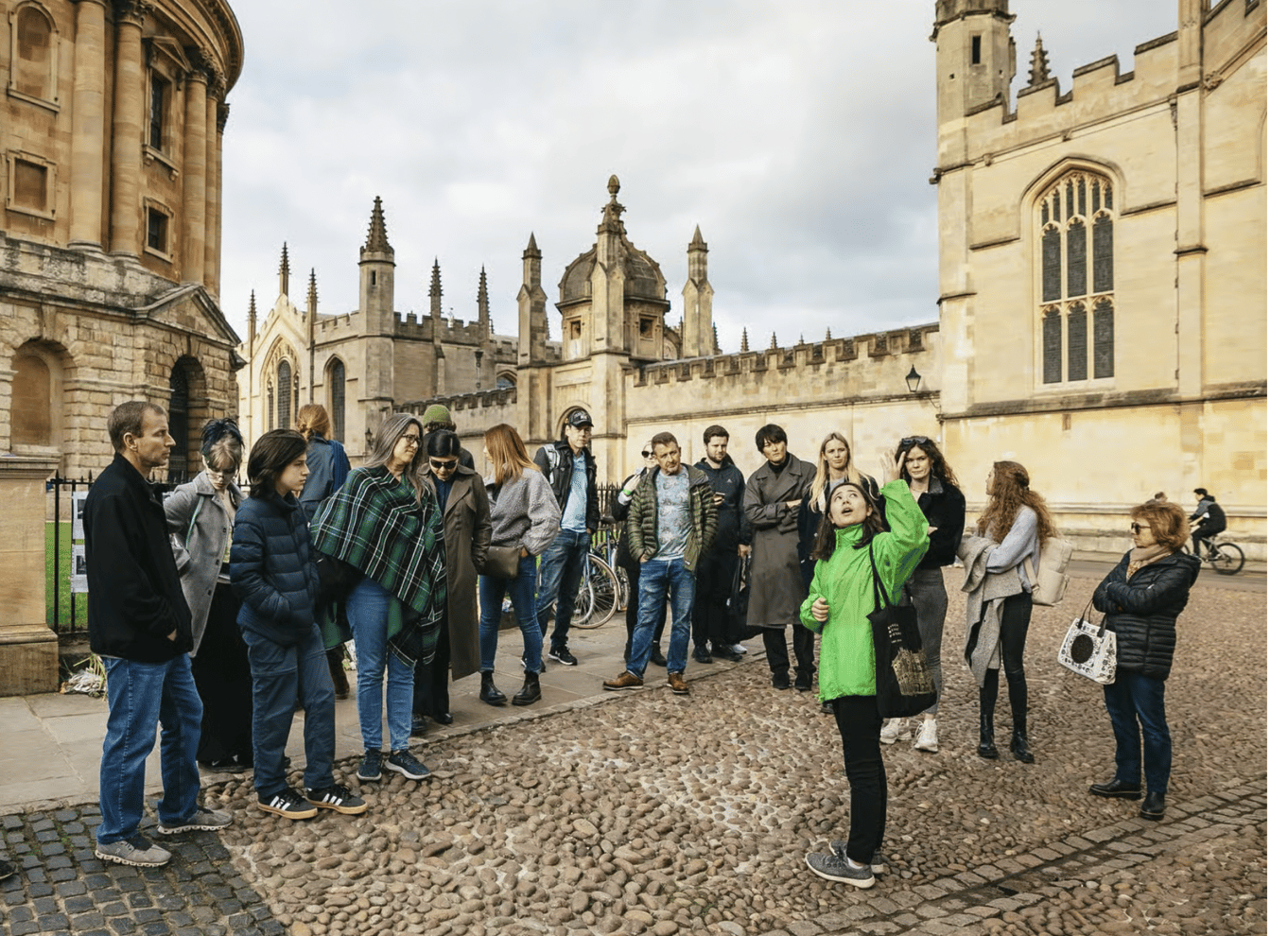 Oxford: Universitets- og byrundvisning med alumne-guide