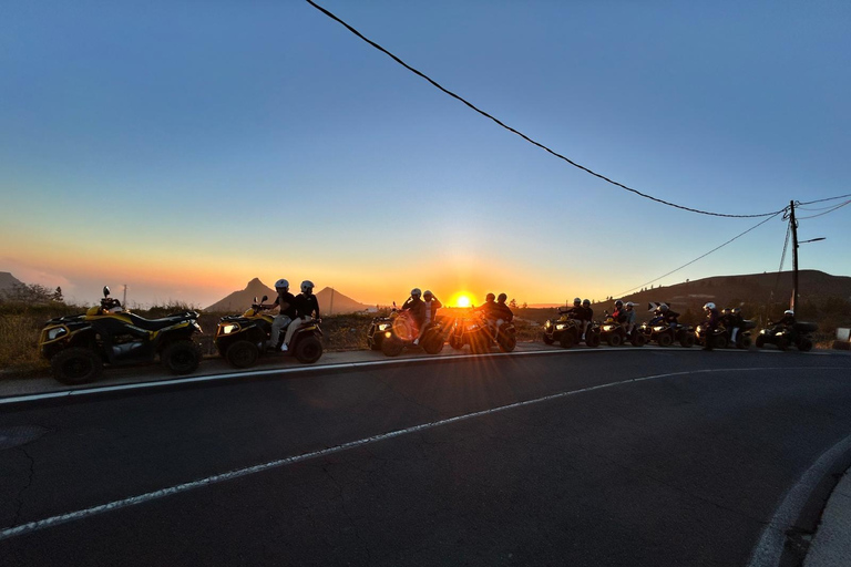 Quadrijden op de Teide bij zonsondergang ALLEEN DUBBELE QUADQuadrijden naar Teide voor zonsondergang