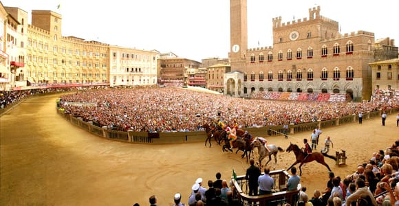 Siena: Guided city tour in German