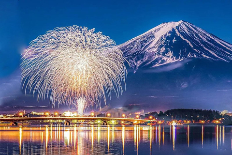 Tokio: Mount Fuji &amp; Meer Kawaguchi Vuurwerk Festival Dagtour