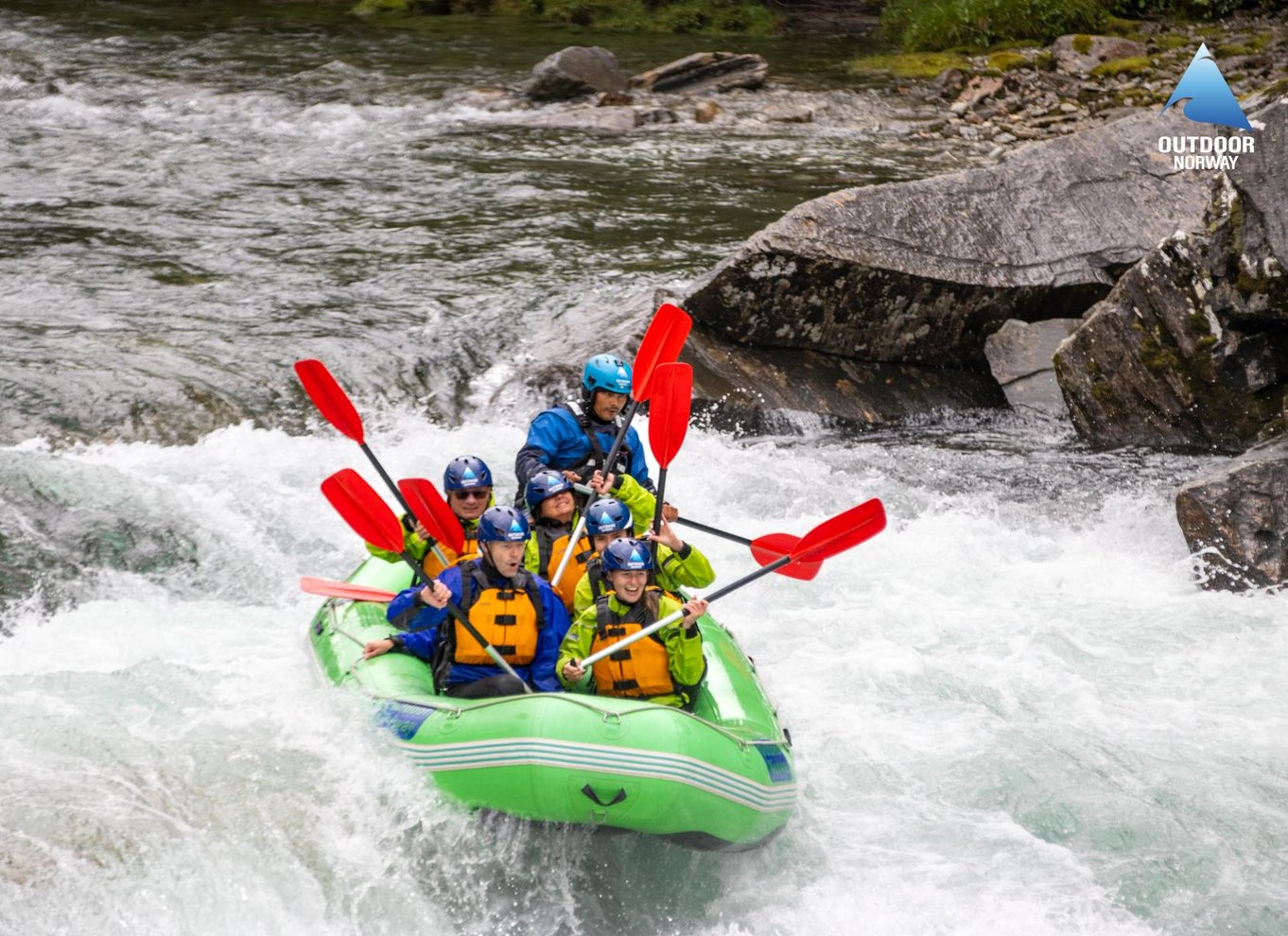 Voss: Spændende guidet whitewater-raftingtur