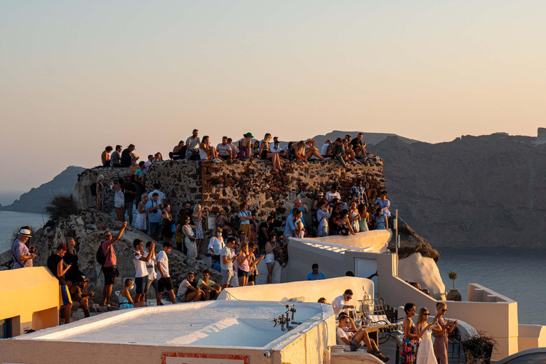 Vanuit Fira: Santorini Hoogtepunten Minibus Tour met Oia Zonsondergang