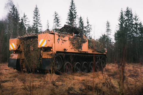 Real Tank ride in Riga Latvia