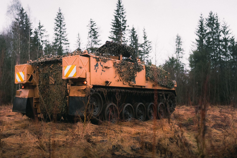 Real Tank ride in Riga Latvia