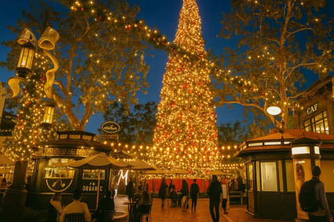 LA: Holiday Lights Tour with LACMA Urban Light Stop Christmas Lights Tour