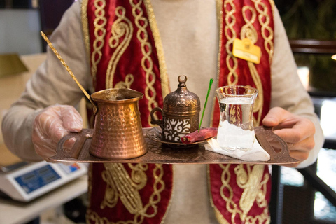 Workshop de café turco na areia em Göreme