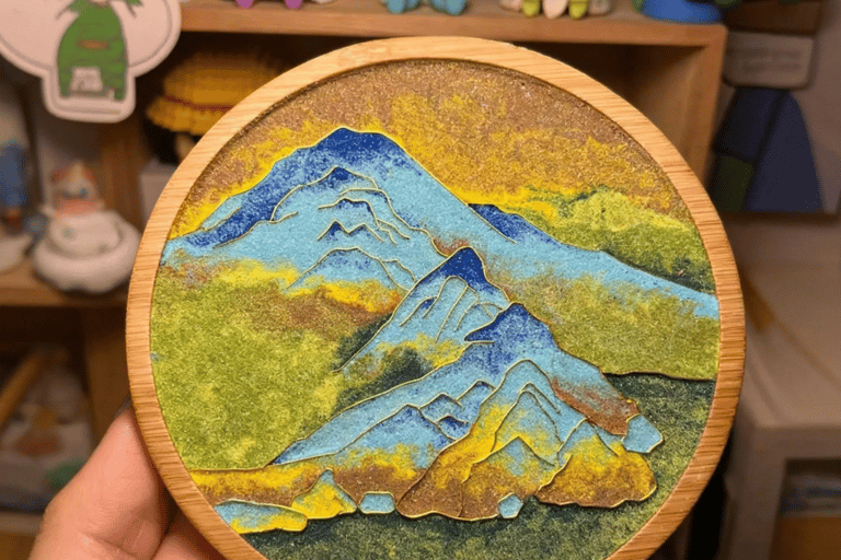 Guangzhou: Create Your Own Cloisonné Enamel Artwork Coaster or Bookmark