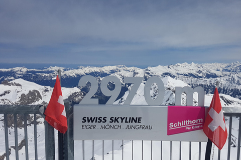 Schilthorn & Lauterbrunnen Valley Private Tour from Bern
