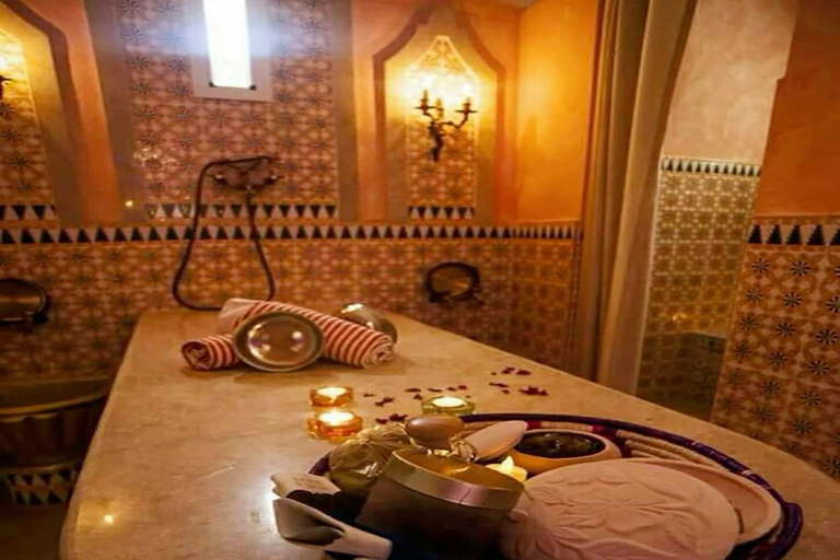 Marraquexe: Hammam tradicional marroquino com sabão preto de argãoMarrakech: Hammam marroquino tradicional com sabão preto de argan