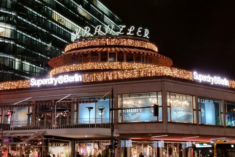 Tour du marché de Noël en lumière de Berlin avec vin chaud gratuit (2,5 heures)