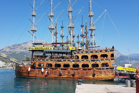 Antalya Pirate Boat Tour with Lunch & Swimming Breaks Antalya Pirate Boat No Transfer