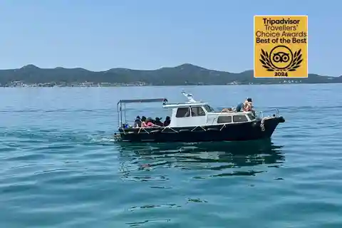 Zadar: rejs panoramiczny tradycyjną drewnianą łodzią