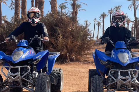 Marrakesh: Private Quad Bike Tour and camel riding in palm