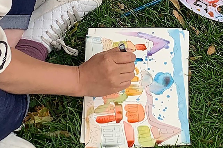 Cambridge Art Tour for Kids: Dinky Doors, Punting & Sketch