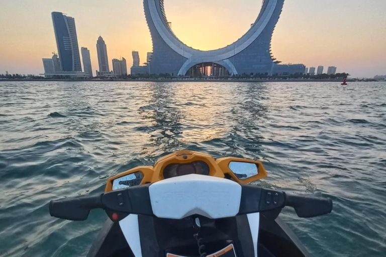 Doha: Jet Ski Ride from Katara Beach to Safliya & The Pearl 30-Minute Jet Ski Ride