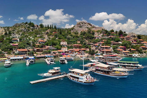 From Kaş: Kekova Boat Tour with Lunch and Swimming Stops