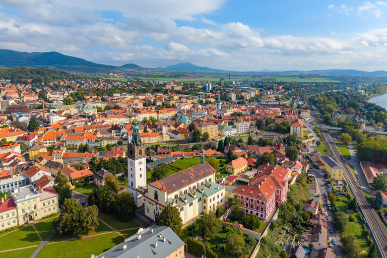 From Prague: Terezín Concentration Camp and the town of Litomerice. From Prague: Terezín Concentration Camp and the town of Litoměřice.