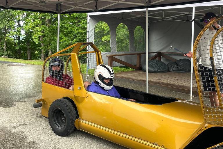 Bobsleigh de Verano Letón, Teleférico y Transporte Redondo