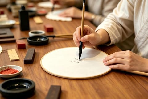 Shanghai: Traditional Chinese Music & Fan Painting Workshop