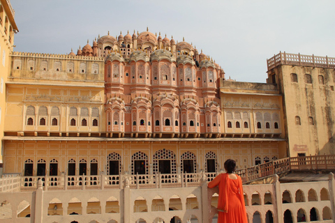 Jaipur: Privat halvdagsutflykt med sightseeing och blomstermarknad