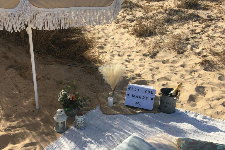 Lagos : Beeindruckendes Picknick bei Sonnenuntergang am Strand