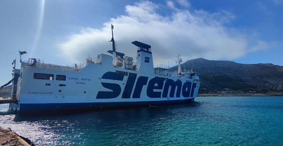 Sicily: Ferry between Trapani and Favignana Island
