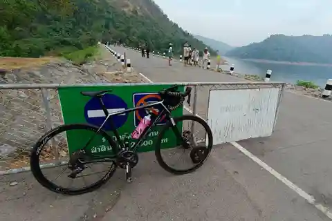 Nakhonnayok: From Bkk Cycle Marvel Dam,Waterfall and Nature