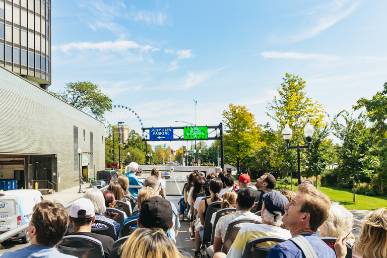 Chicago: Hop-on Hop-off Sightseeing Tour mit dem Open-Top-Bus24-h-Ticket für den Hop-On/Hop-Off-Bus