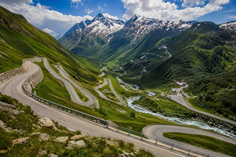 From Milan: Private Swiss Alps Day Trip Sasso San Gottardo