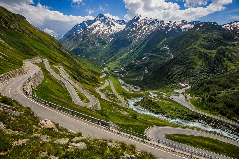 From Milan: Private Swiss Alps Day Trip Sasso San Gottardo