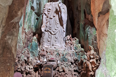 Marble Mountains and Lady Buddha from Hoi An OR Da NangMarble Mountains and Lady Buddha