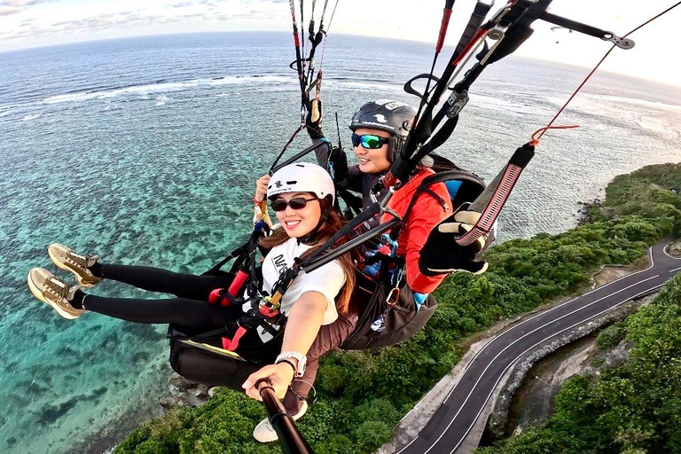 Bali Paragliding Experience at Pandawa Beach With Instructor Paragliding Hotel Transfer Without Ticket