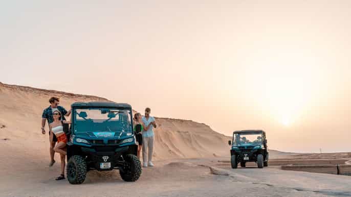 Malta: Sunset Gozo Buggy Tour with Blue Lagoon Swimming Stop