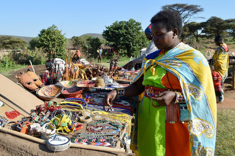 Experiência de excursão de um dia à vila Masai saindo de NairóbiExperiência de passeio de um dia na aldeia Masai saindo de Nairóbi