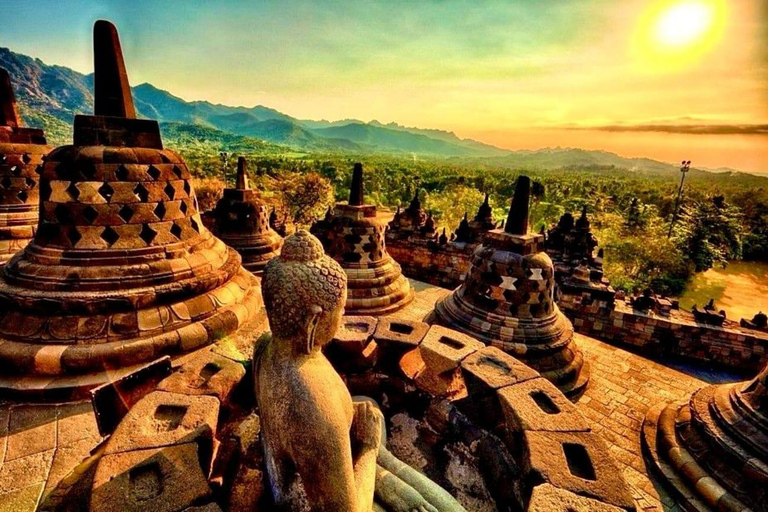 From Bali : One Day Borobudur & Prambanan Tour with Flight