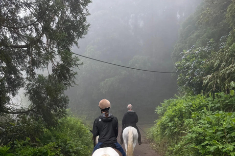São Miguel: Horseback Riding at Sete Cidades with Lunch Sunset Tour (no lunch)