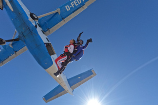 Skydiving in Evora