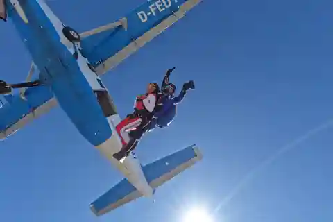 Skydiving in Evora