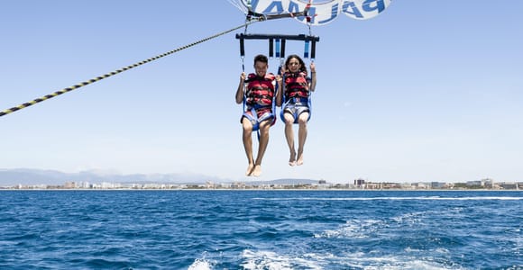 Palma Bay: Parasailing-Erlebnis