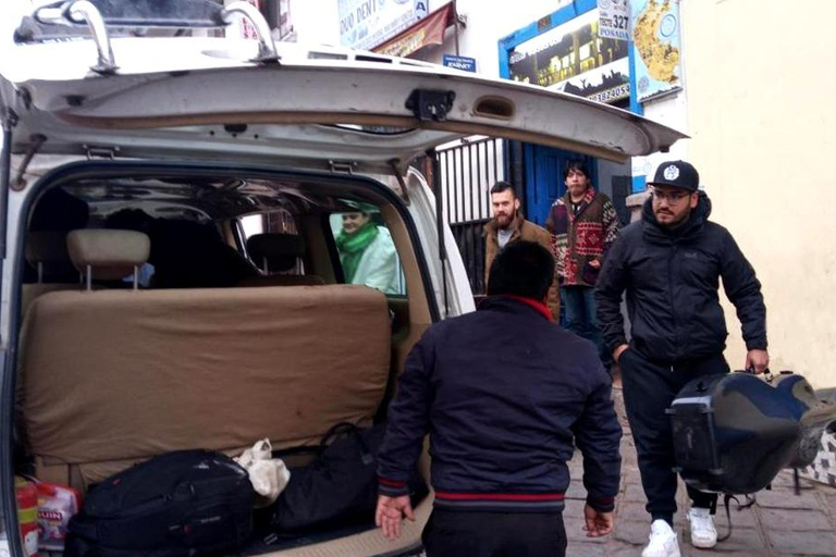 From Poroy Train Station: Transfer to Cusco