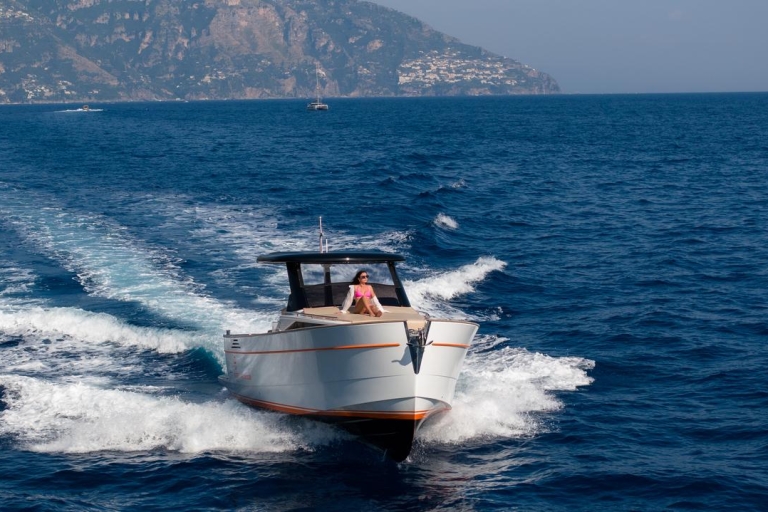 Desde Positano: Excursión privada a Capri en un barco Gozzo 2023Excursión privada a Capri desde Positano por_ NEW Gozzo 35ft | 2023